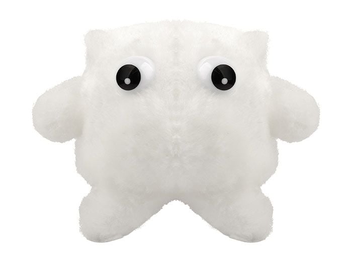 White Blood plush front