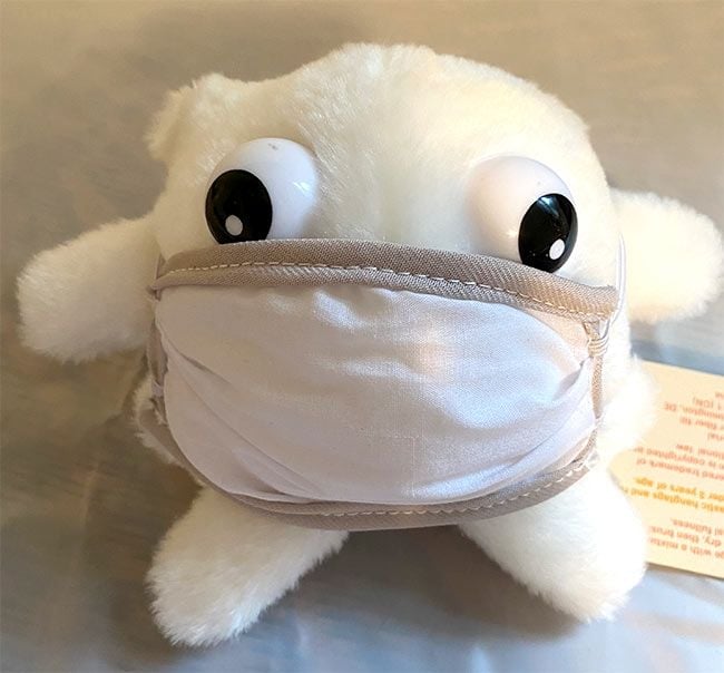 Microbe Mask White Blood