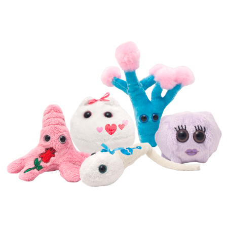 microbe stuffed animals