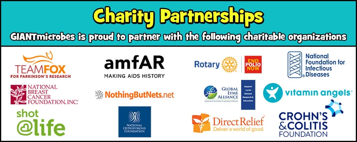 GIANTmicrobes Charity Partnerships