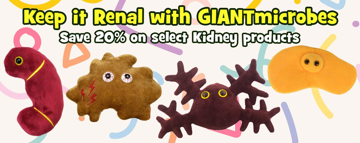 Keep it Renal with GIANTmicrobes Kidney Sale