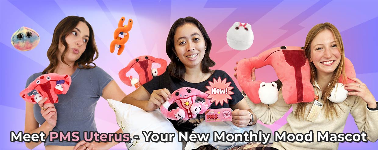 Meet PMS Uterus - Your New Monthly Mood Mascot